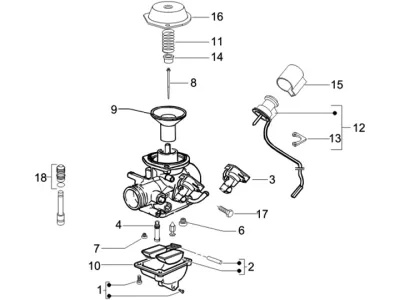 Carburettor parts
