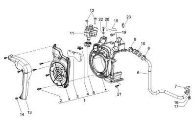 Air intake filter