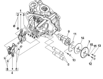 Fixation bras oscillant