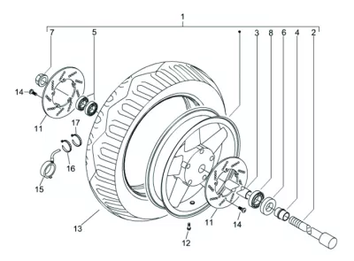 Front wheel