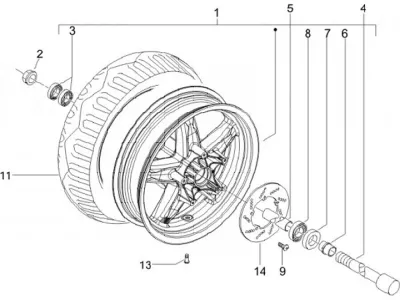Front wheel
