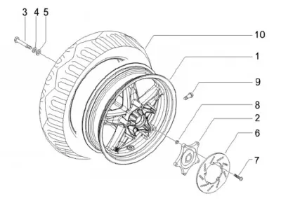 Rear wheel