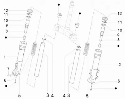 Fork parts (Escorts)