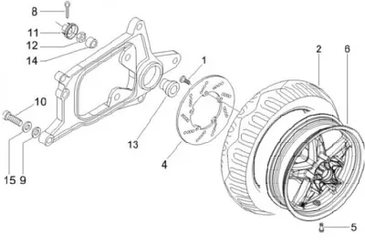 Rear wheel