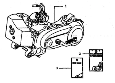 Engine - gasket set engine