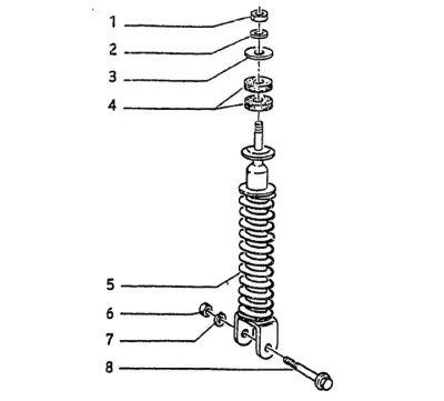 Rear shock absorber