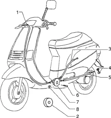 Throttle cable