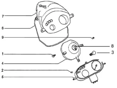 Headlight - speedo