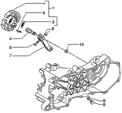 Rear brake shoes
