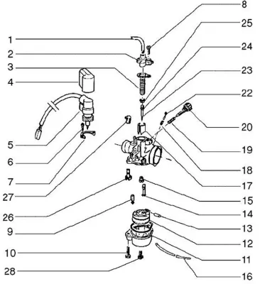 Carburettor parts