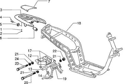 Chassis - centre stand