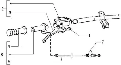 Brake master cylinder right