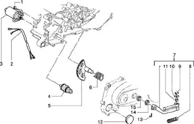 Starter motor - kickstarter