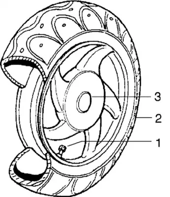 Rear wheel