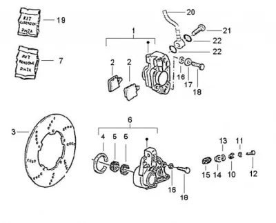 Front brake caliper