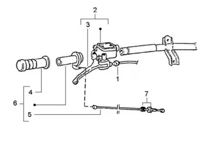 Brake master cylinder right