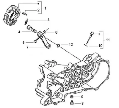 Rear brake shoes