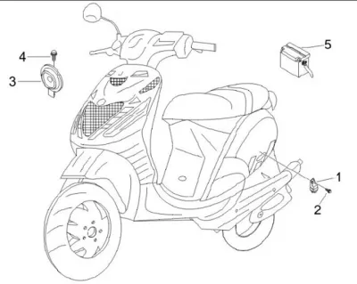 Battery - horn