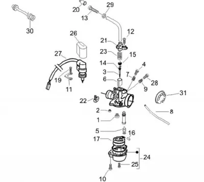 Carburettor parts