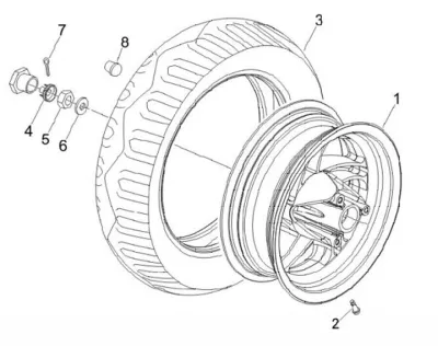 Rear wheel