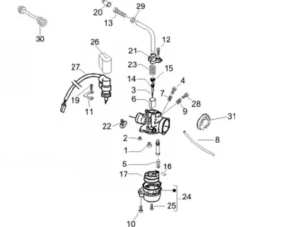 Componenti carburatore