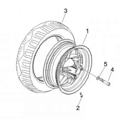 Ruota anteriore