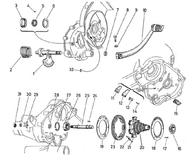 Kickstart lever - primary gear