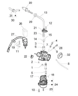 Carburettor parts
