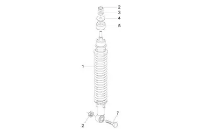 Rear shock absorber
