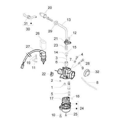 Componenti carburatore