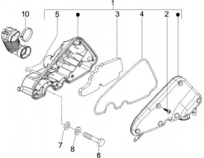 Air intake filter