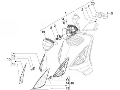Headlight - indicator