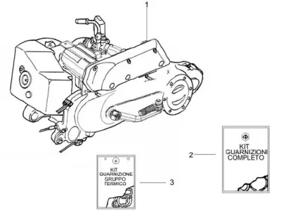 Engine - gasket set engine
