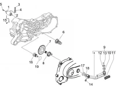 Starter motor - kickstarter