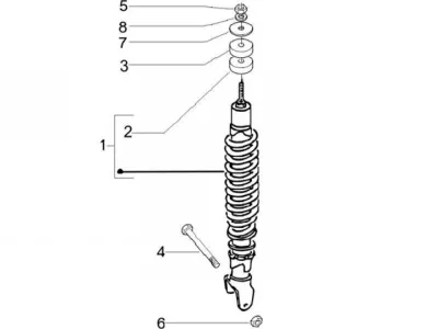 Rear shock absorber