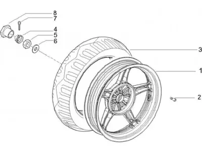 Rear wheel