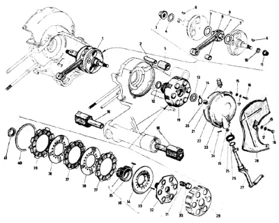 Crankshaft - clutch