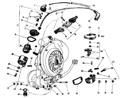 Gear selector - high tension coiler