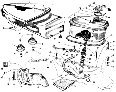 Seat - fuel tank