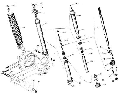 Rear shock absorber