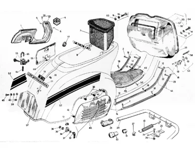 Chassis - toolbox - footboard