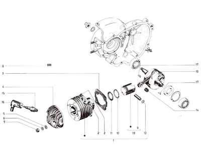 Cylinder - crankshaft