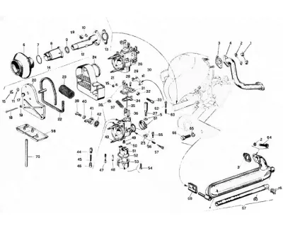 Carburettor - air intake filter