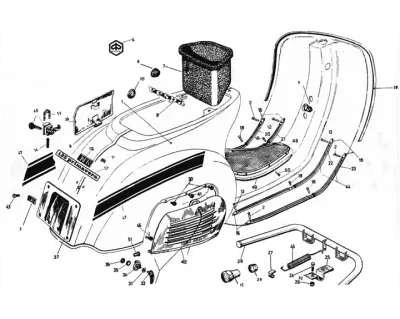 Chassis - toolbox - footboard