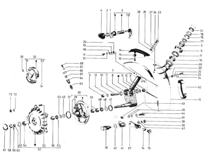 Fork - front wheel