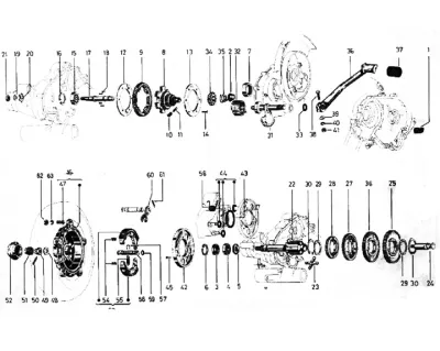 Gearbox - rear wheel