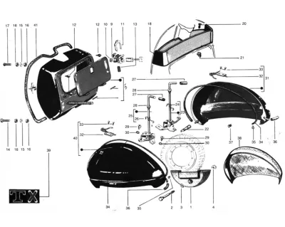 Seat - fuel tank