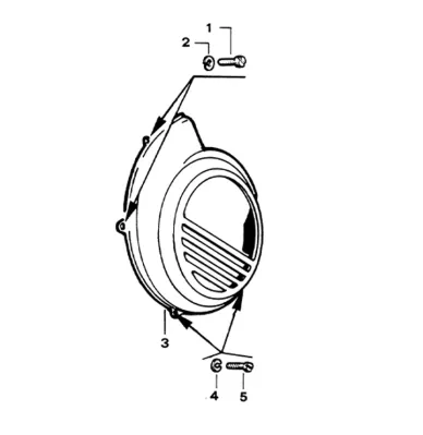 Ventilatorbehuizingsdeksel