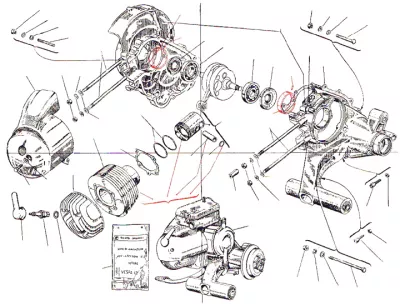 Engine casing - cylinder