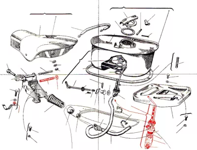 Seat - fuel tank